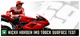 Behind the Scenes with Nicky Hayden at Indy Motor Speedway