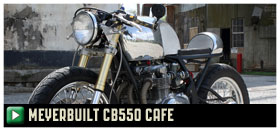 Meyerbuilt Metalworks Honda CB550 Cafe Racer