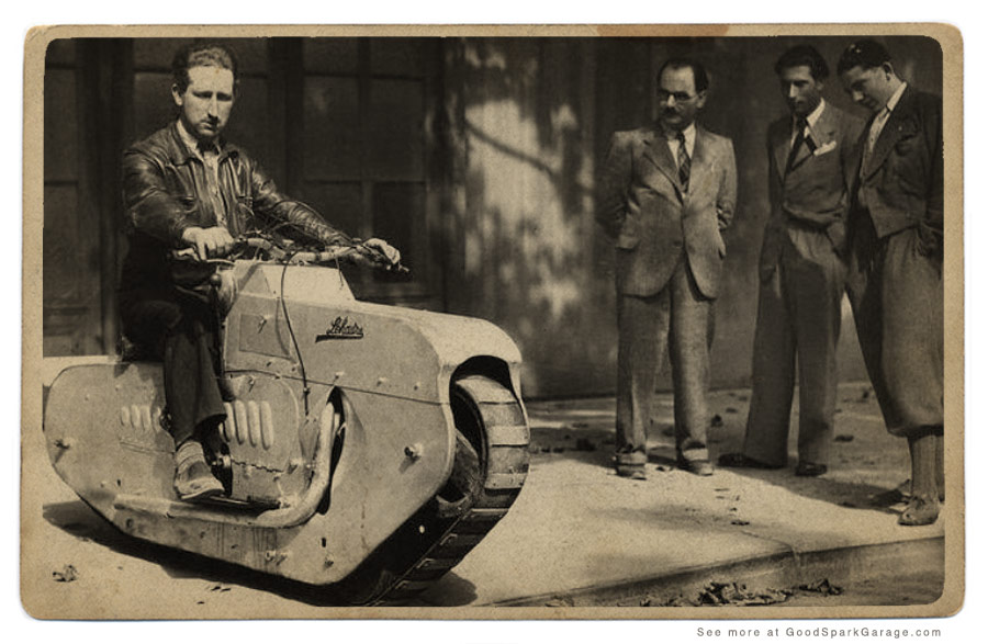 The LeHaitre Tractor Cycle from the late 1930s. 