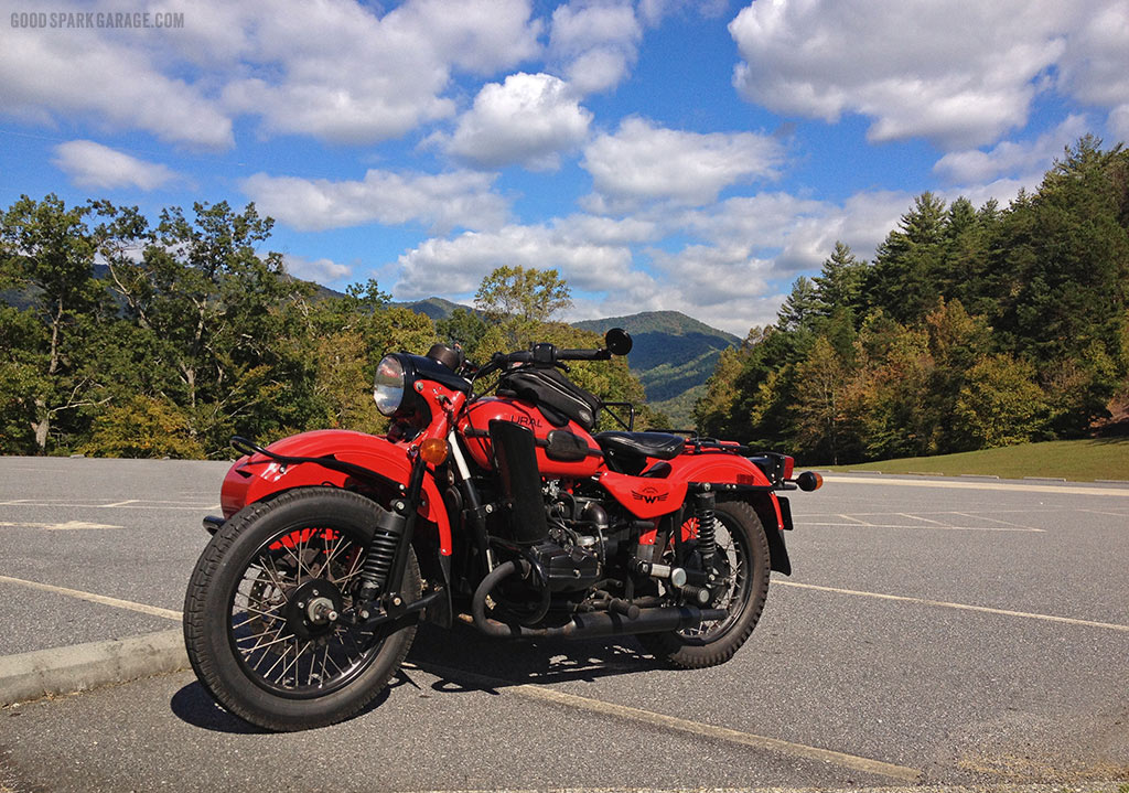 Ural Sidecar in the Smoky Mountains