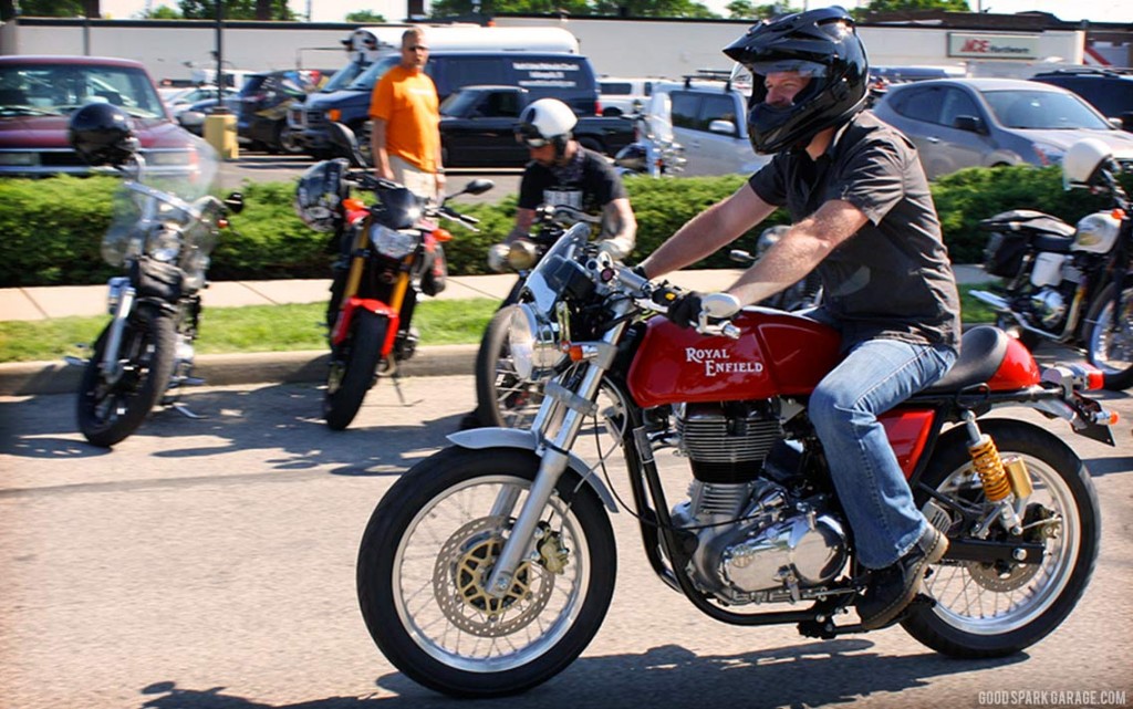 Good Spark Garage test rides the Royal Enfield Continental GT