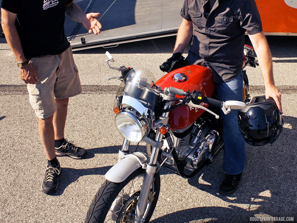 Good Spark Garage test rides the Royal Enfield Continental GT