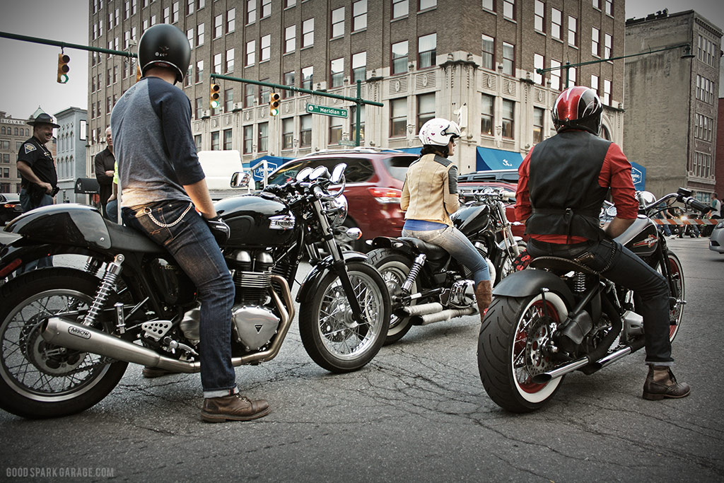 Motorcycles On Meridian Indianapolis Dapper Riders