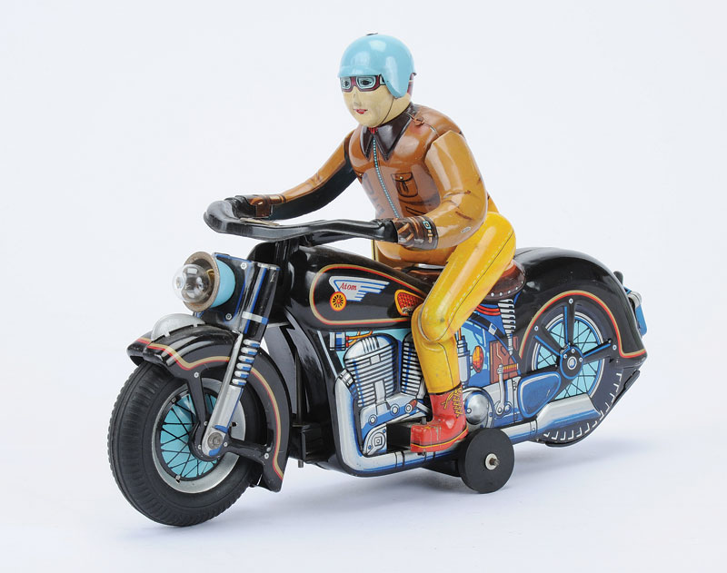 Tinplate Motorcycle Toy