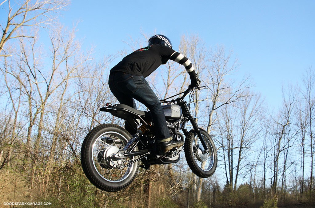 Airing out the Wilkinson Bros Scrambler CL360