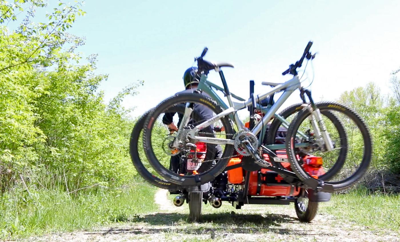 motorcycle mountain bike rack